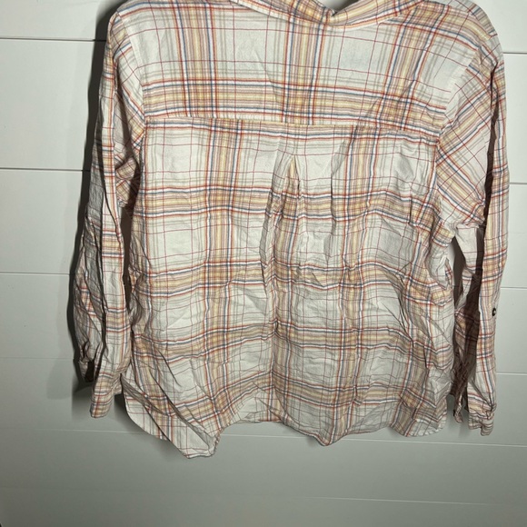 Cj Banks Women’s Plaid Button Down Top - Picture 2 of 6